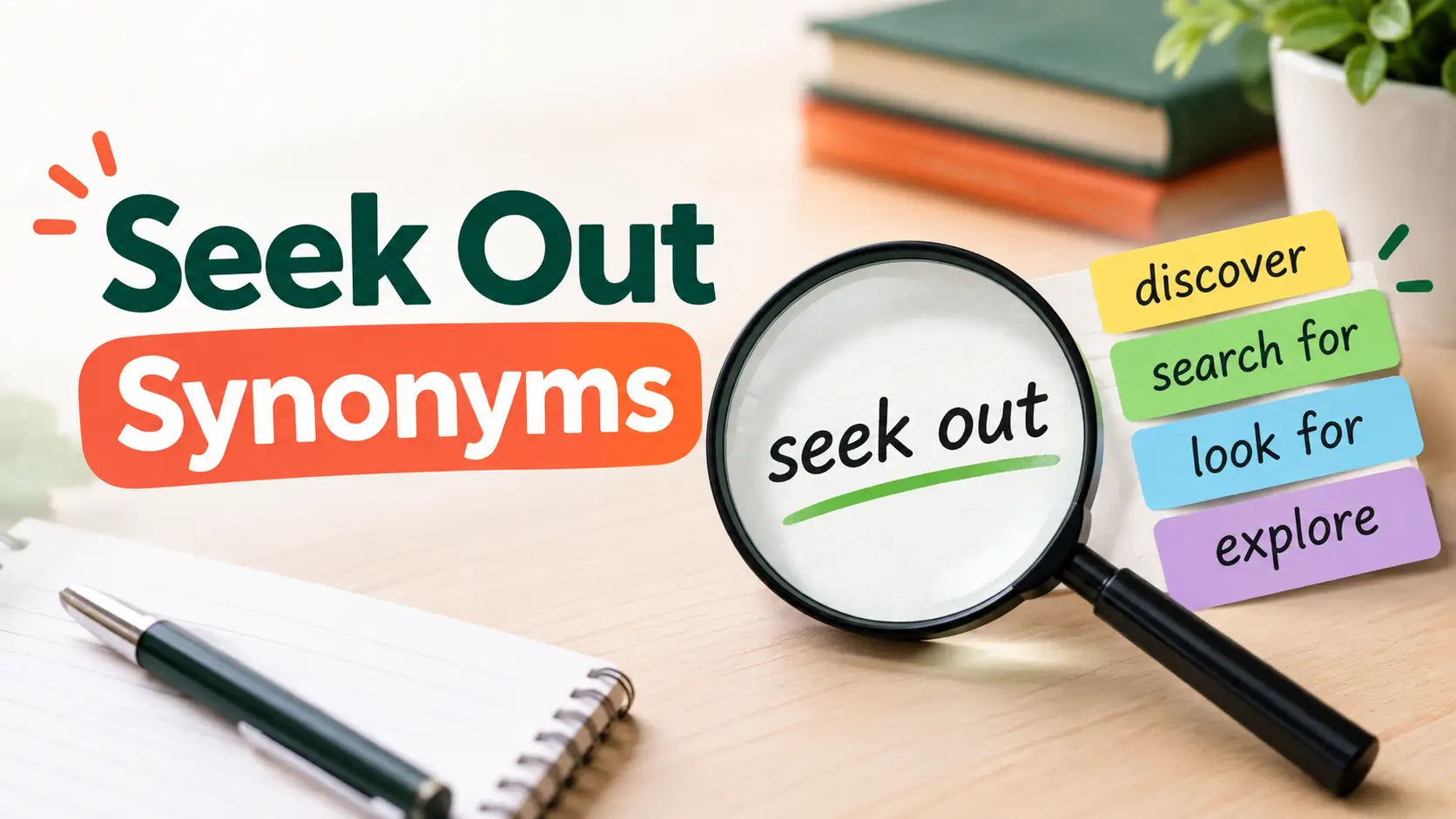 seek out synonym