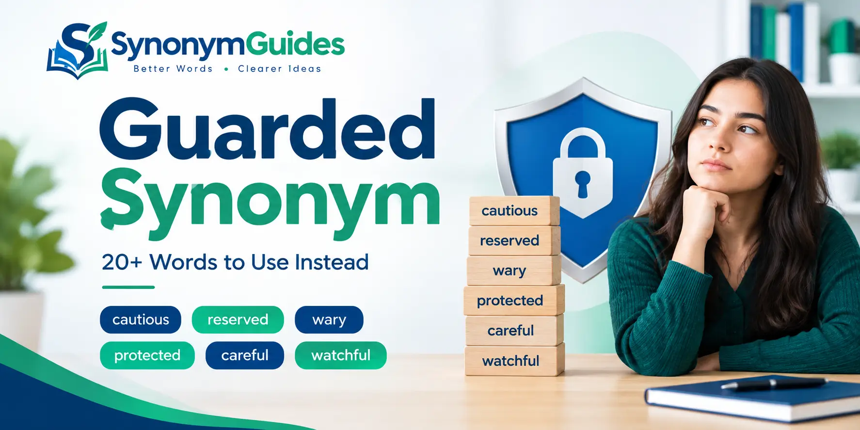 Guarded synonym – words for guarded with meanings