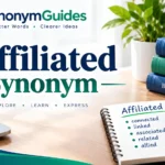 Affiliated synonym and related words