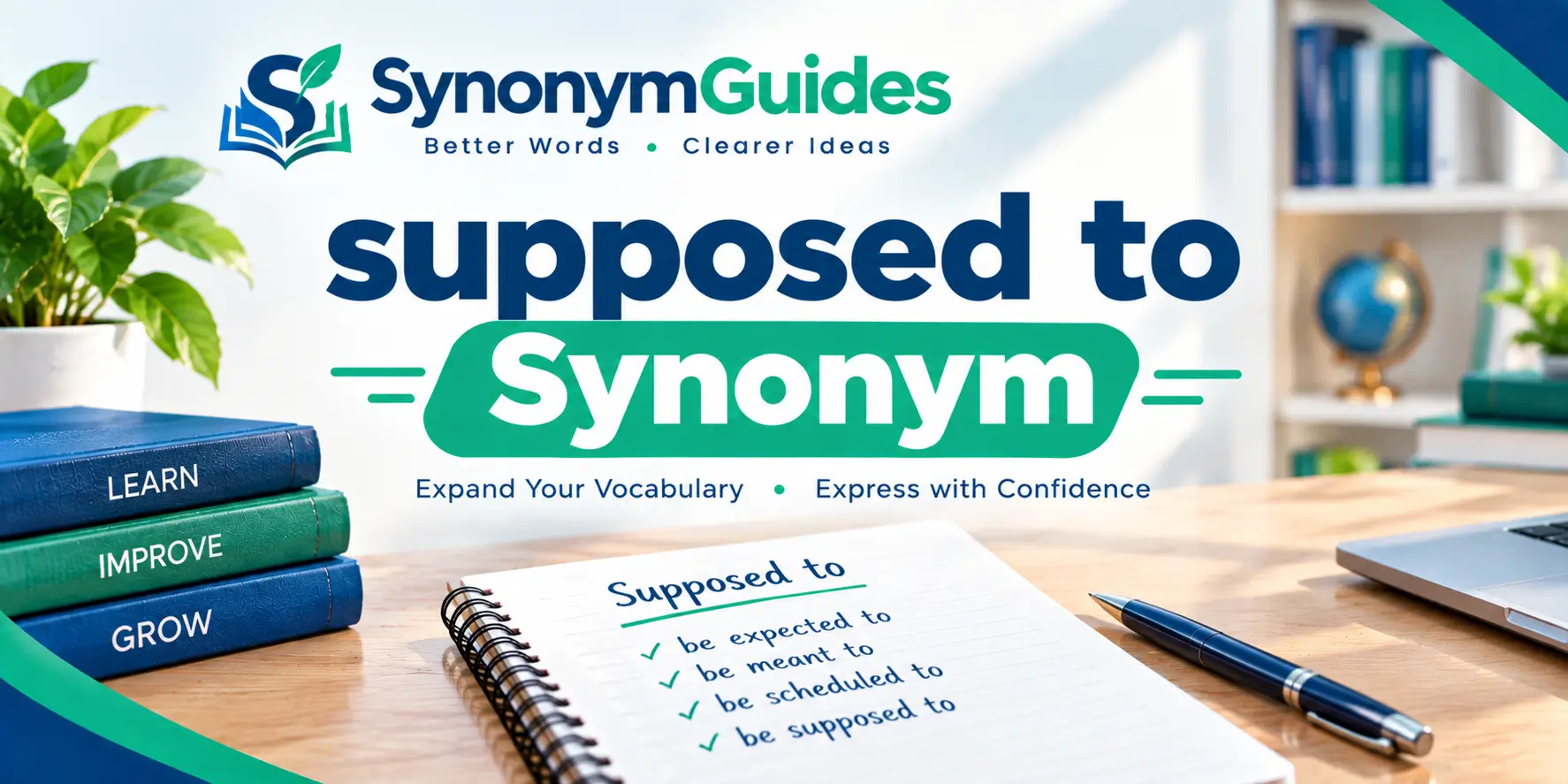 Supposed to synonym – alternatives to supposed to