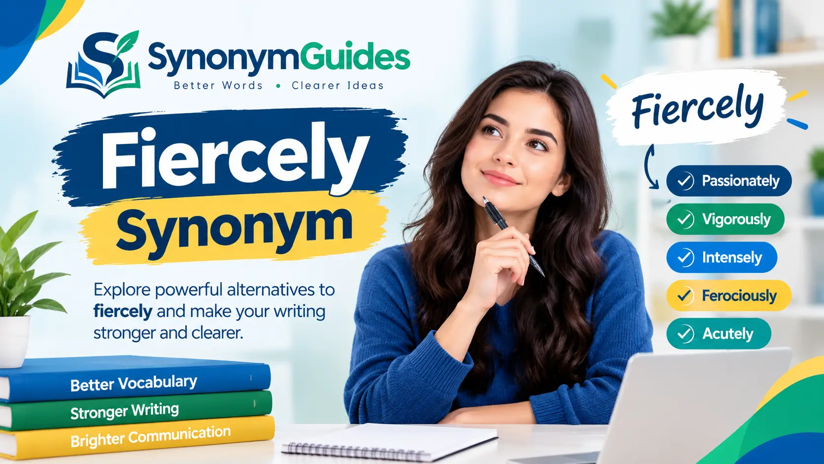 fiercely synonym