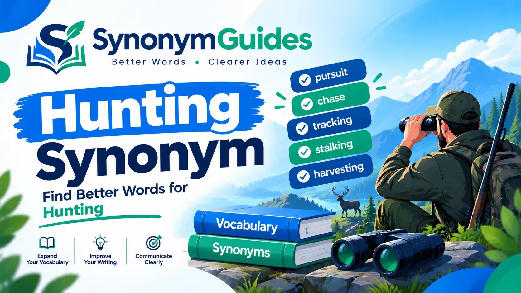 Hunting synonym words and their meanings