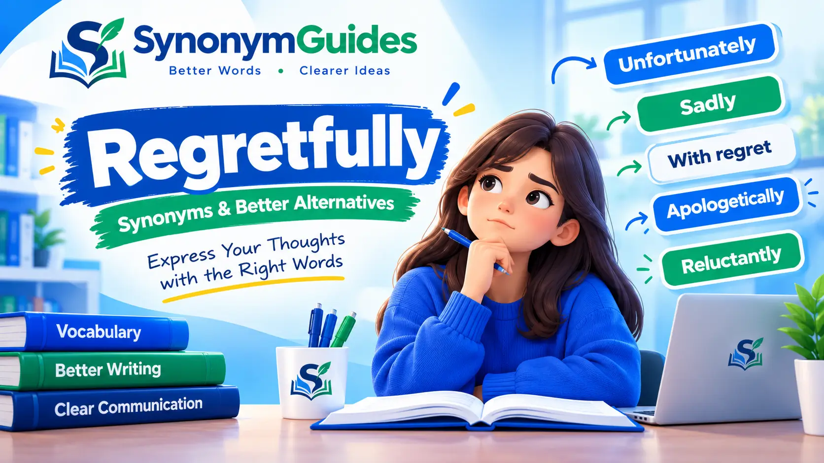 Regretfully synonym and alternative words