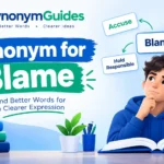 Synonym for Blame