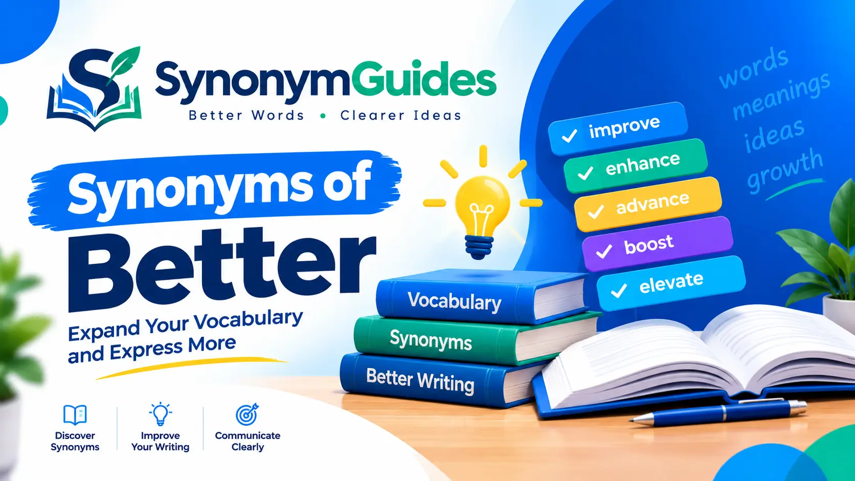 For the most part synonym and alternative words